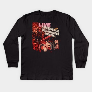 Ccr Chronicles Visual Journey Through Their Music Kids Long Sleeve T-Shirt